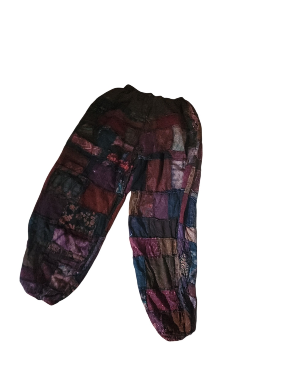 Gardenbelle Women's Patchwork Harem Joggers - Multicolor